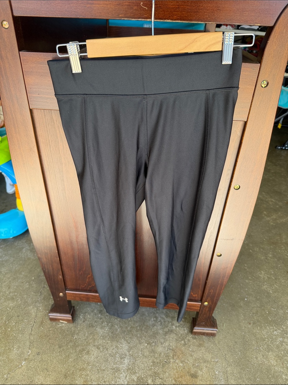 Under Armour Black Capri Leggings for Girls